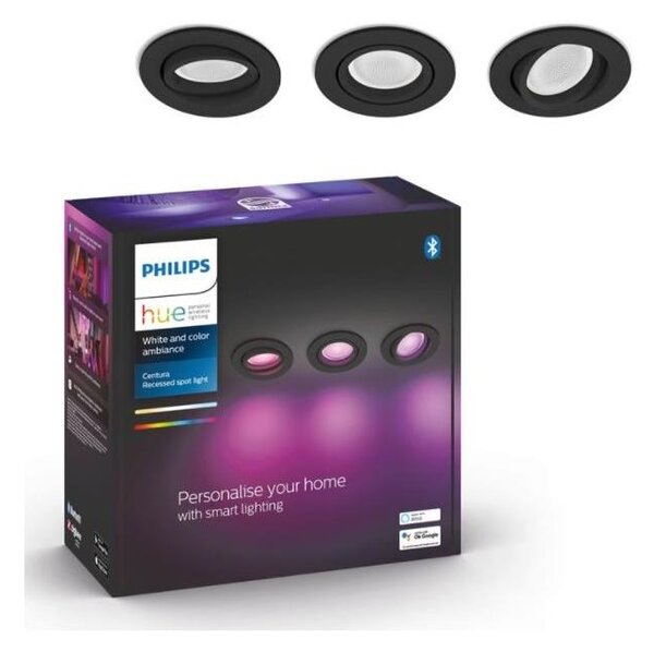 Philips - SET 3x LED RGB Luce d'incasso dimmerabile Hue 1xGU10/5,7W/230V