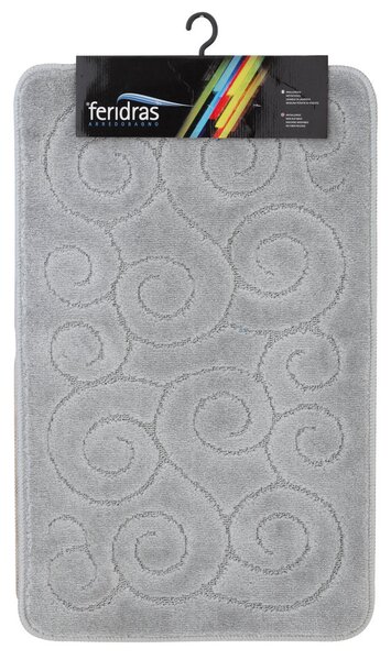 Tappeto Polipropilene Riccio 50X80 Grigio