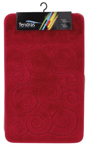 Tappeto Polipropilene Riccio 50X80 Rosso