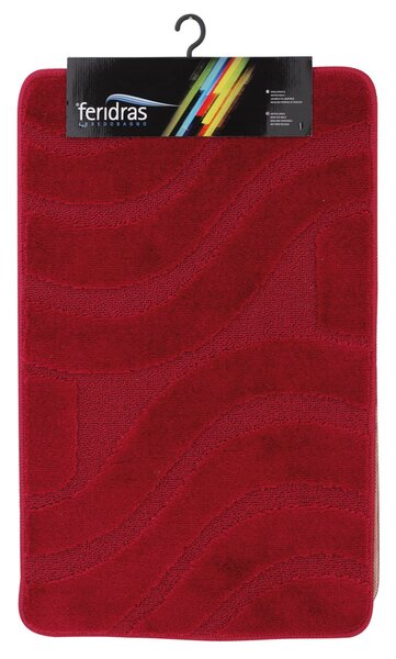 Tappeto Polipropilene Onda 50X80 Cm Rosso