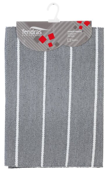 Tappeto Vinile Musa 60X120 Cm Grigio
