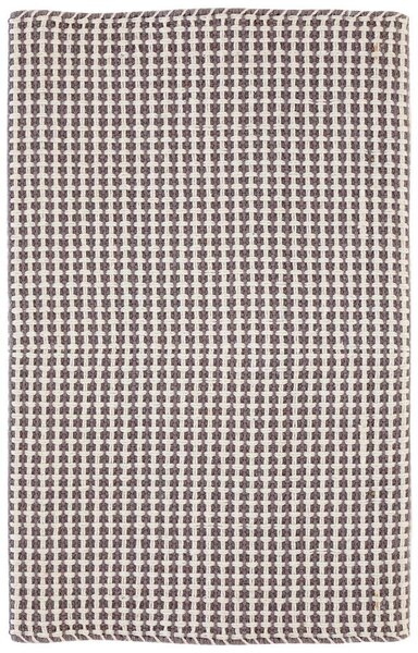 Tappeto Cotone Grata 60X120 Cm Tortora