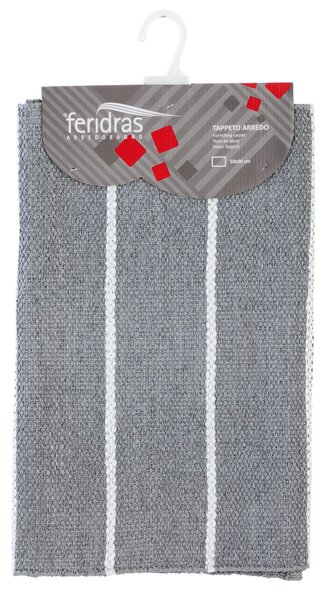 Tappeto Vinile Musa 50X90 Cm Grigio