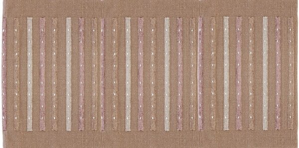 Tappeto Cotone Grata 50X90 Cm Grigio