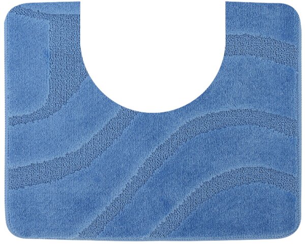 Tappeto Polipropilene Onda 60X100Cm Azzurro