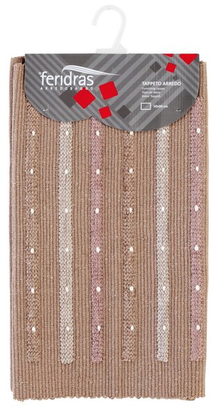 Tappeto Cotone Duna 50X90 Cm Beige
