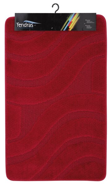 Tappeto Polipropilene Onda 60X100 Cm Rosso