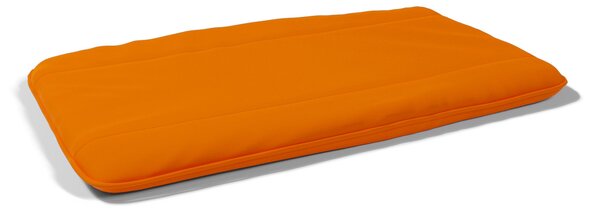 Maxi Cuscino Imbottito e Trapuntato per Cani Gatti in Microfibra Arancio