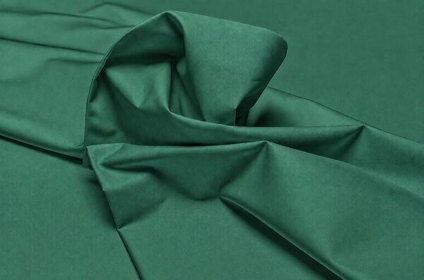 Tessuto 100% cotone al metro - tela - verde bottiglia Made in Italy