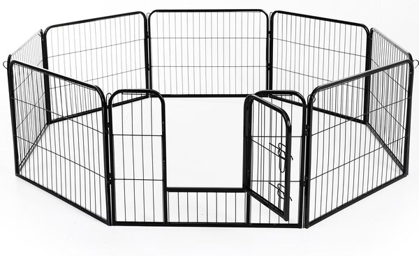 Recinto per Cani Gatti Cuccioli Roditori 8pz 80x60 cm