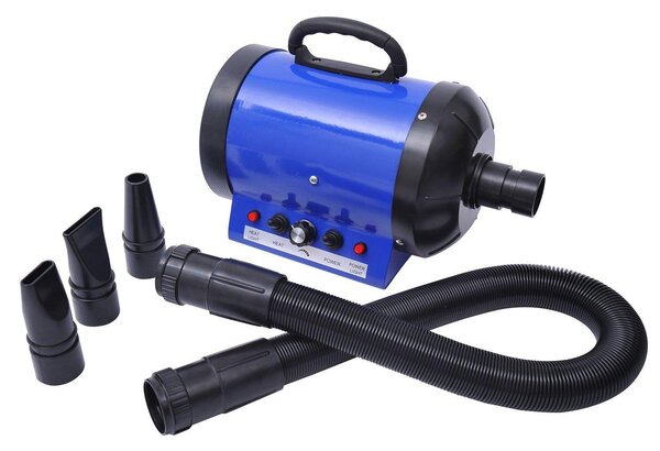 Phon per Animali Domestici 2400W Velocità e Temperatura Regolabili blu