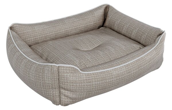 Cuccia con Cuscino Doubleface per Cani e Gatti Dandy Beige