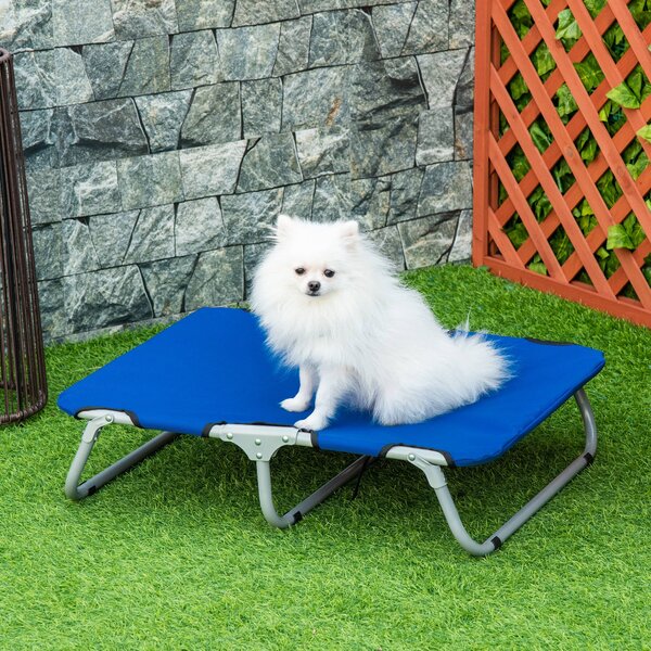 Brandina Cuccia Pieghevole per Cani in Tessto Oxford Blu 71x58x18 cm