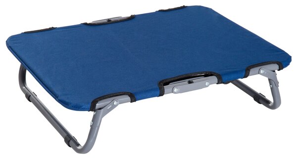Brandina Cuccia Pieghevole in Tessuto Oxford per Cani Blu 59x46x15 cm
