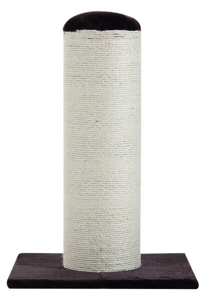 Palo Colonna Tiragraffi per Gatti in Legno e Sisal naturale Marrone crema 50x50x72 cm
