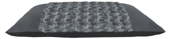 Cuscino Imbottito per Cani e Gatti 88x69 cm in Poliestere Grigio