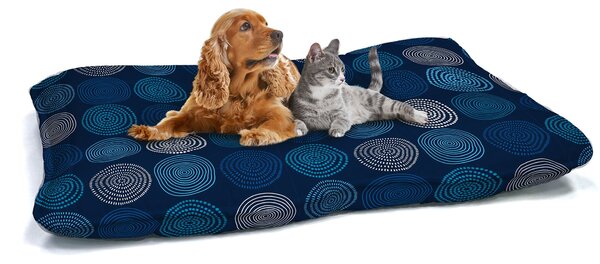 Cuscino Imbottito per Cani e Gatti 60x100 cm in Microfibra Ipnotic