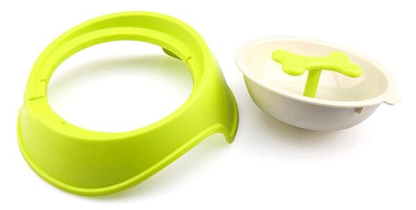 Ciotola sport per cani gatti 20 cm anti-soffocamento e migliore digestione Verde