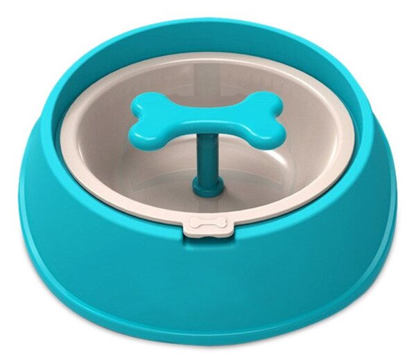Ciotola sport per cani gatti 20 cm anti-soffocamento e migliore digestione Blu