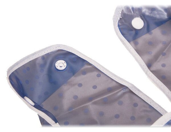 Impermeabile per cani e gatti Taglia XL con cappuccio antipioggia Blu
