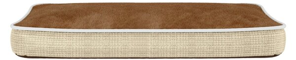 Maxi Cuscino Imbottito per Cani e Gatti 89x65x12cm Tortora