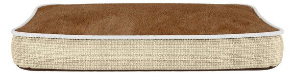 Maxi Cuscino Imbottito per Cani e Gatti 78x58x12cm Tortora