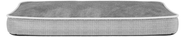 Maxi Cuscino Imbottito per Cani e Gatti 66x49x12cm Grigio Chiaro