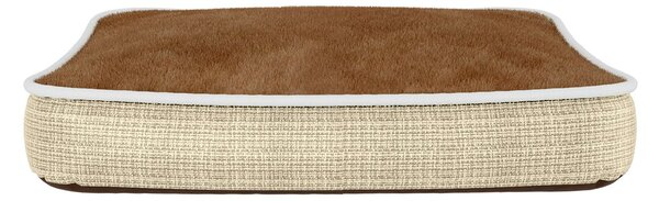 Maxi Cuscino Imbottito per Cani e Gatti 66x49x12cm Tortora