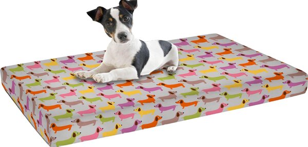 Materassino Imbottito 60x50cm per Cani e Gatti Bassotti