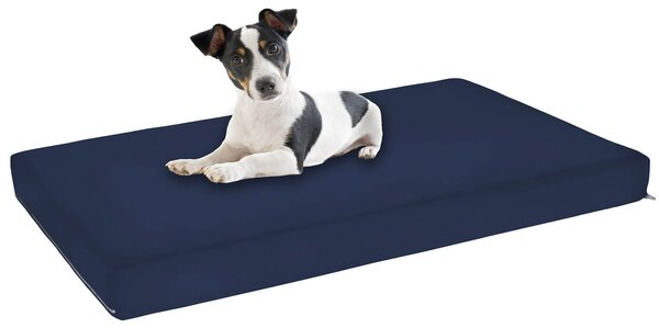 Materassino Imbottito 60x50cm per Cani e Gatti Blu Scuro