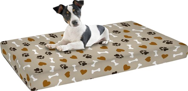 Materassino Imbottito 60x50cm per Cani e Gatti Dogs World Beige