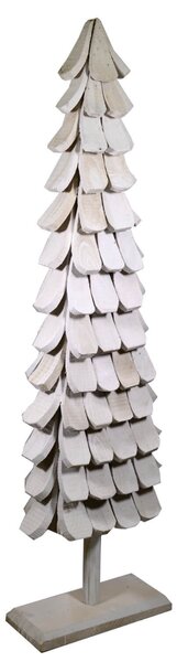 Albero di Natale in Legno di Paulownia H180cm Bianco