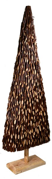 Albero di Natale in Legno H170cm Marrone