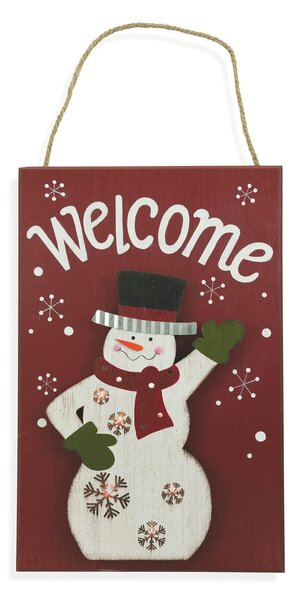 Fuoriporta Natalizio a LED 30x47 cm Soriani XMAS Welcome Pupazzo