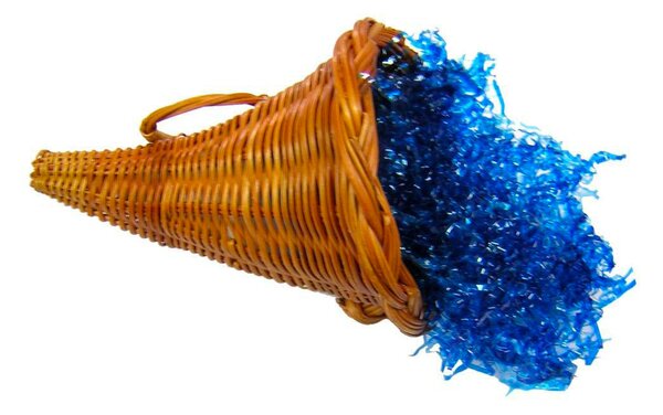 Truciolo Decorativo in PVC 5Kg Blu