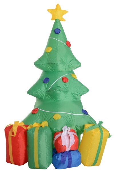 Albero di Natale Gonfiabile 150 cm LED Verde