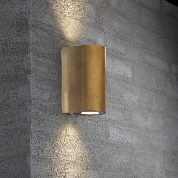Canto Maxi Applique da esterno in ottone
