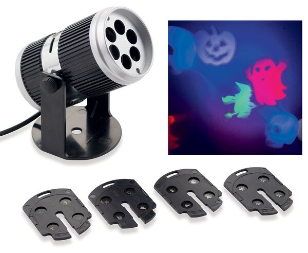 Proiettore Laser a Led 5 Decori Luci Natalizie da Interno Soriani