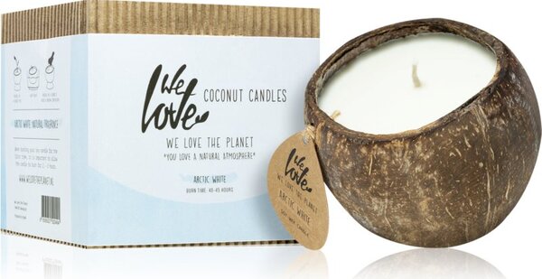We Love The Planet You Love a Natural Atmosphere Arctic White candela profumata Naturale 190 g