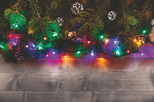 Luci di Natale 100 LED 4m Multicolor da Interno Soriani