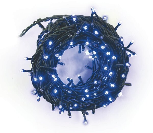 Luci di Natale 180 LED 7,2m Blu da Interno Soriani