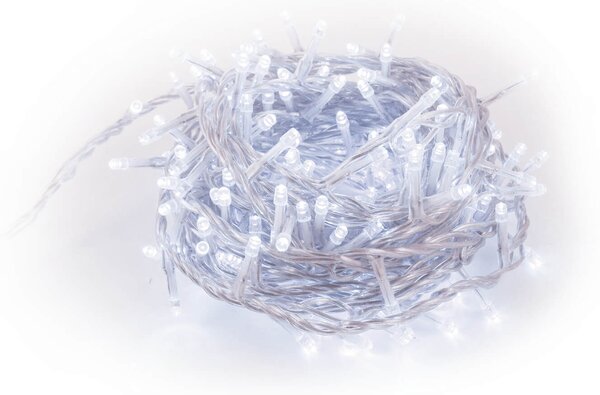 Luci di Natale 240 LED 9,6m Bianco da Interno Soriani