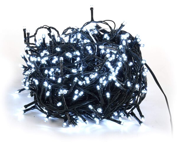 Luci di Natale 500 LED 25m Bianco Freddo da Esterno-Interno Vanzetti