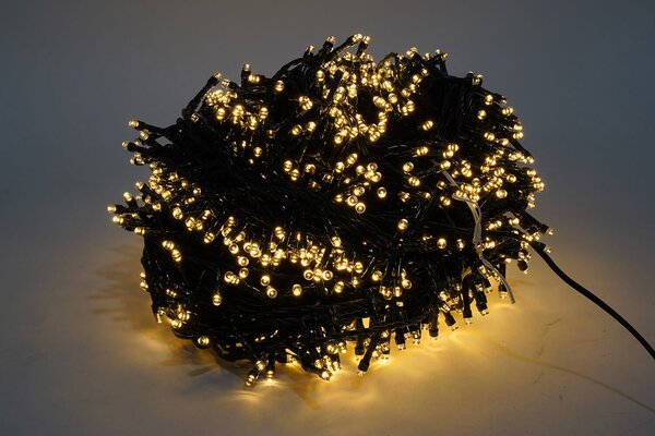 Luci di Natale 500 LED 25m Bianco Caldo da Esterno-Interno Vanzetti