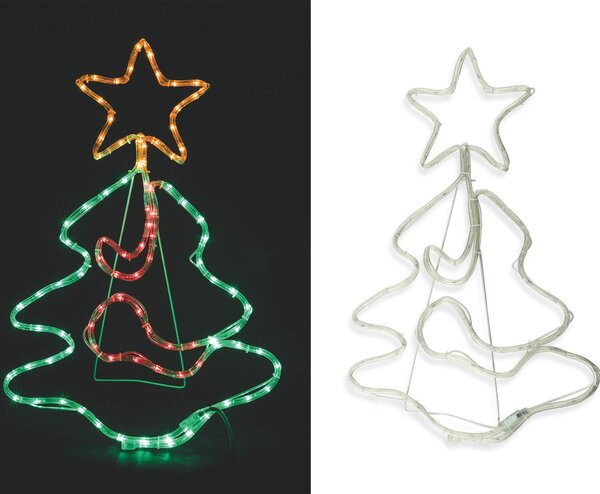 Insegna Luminosa Natalizia 96 LED 74x49 cm Soriani