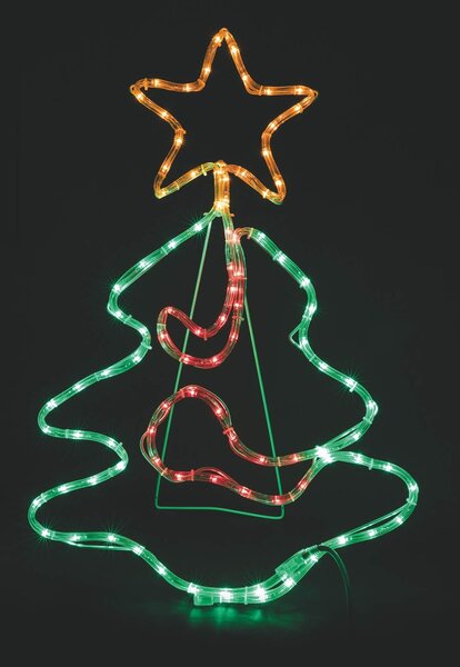 Insegna Luminosa Natalizia 96 LED 74x49 cm Soriani