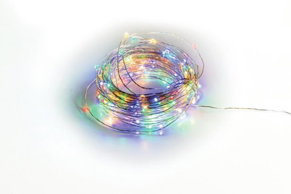 Luci di Natale 300 MICROLED 30,3m Multicolor da Esterno-Interno Soriani