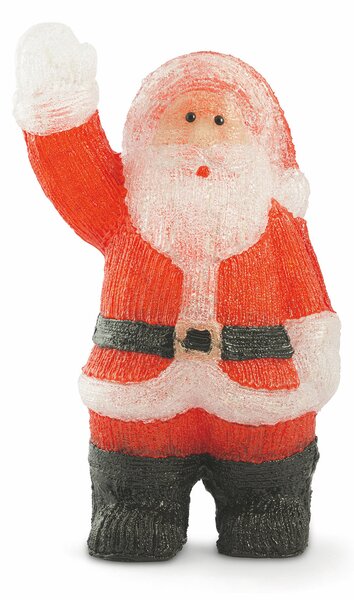 Pupazzo Babbo Natale Luminoso 120 Led 35x19x60 cm Soriani