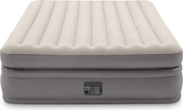 Materasso ad aria - Intex Prime Comfort - 2 persone - 152x203x51 cm (LxLxA) - Grigio - Con pompa a motore incorporata