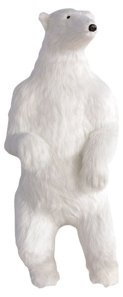 Orso Polare Bianco H185 cm con Musica e Movimento
